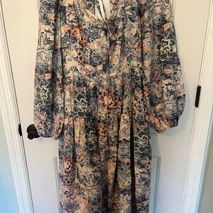 Moon River Floral Print Dress